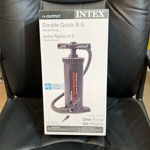 NEW Intex Double Quick III S Hand Pump – High Output Inflator